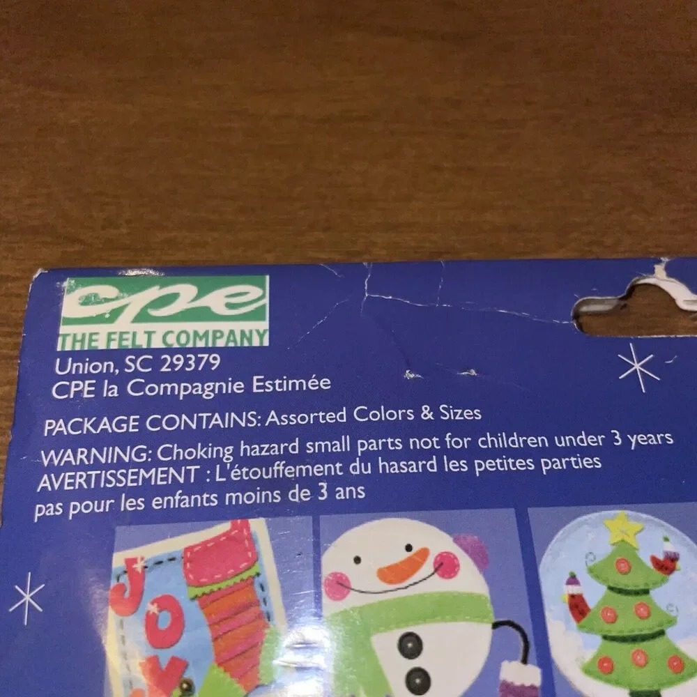 NEW 2000s CPE Holiday Felt Star Kit 7.5